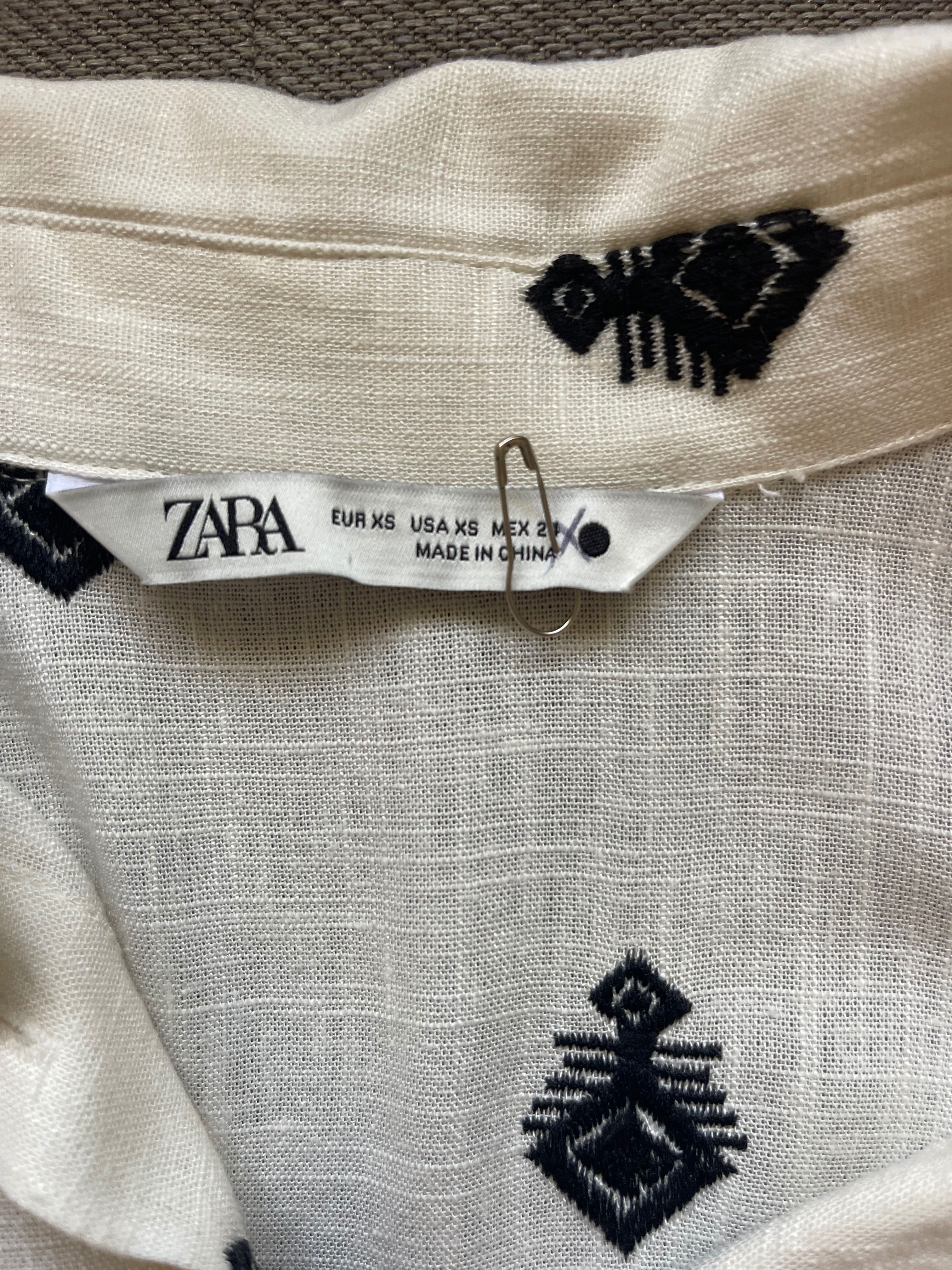 Продам рубашку ZARA женскую,новая,лен с вискозой