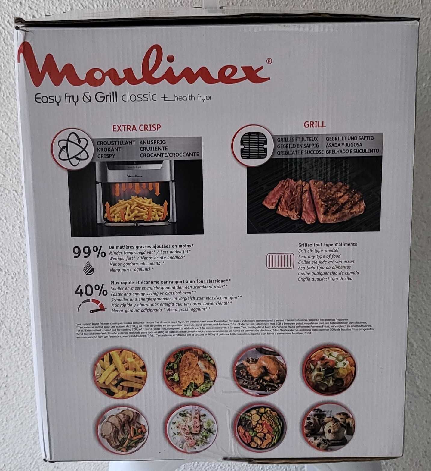 Fritadeira sem Óleo Moulinex Air Fryer Easy Fry & Grill EZ501D10
