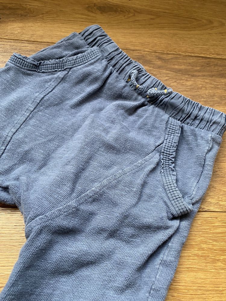 Bawełniane spodnie Zara Baby 80