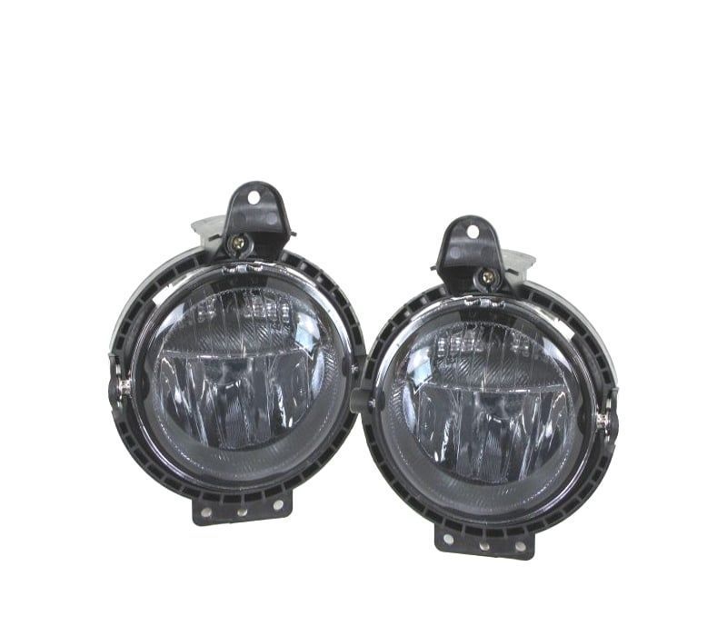 FARÓIS DE NEVOEIRO PARA MINI R55 R56 R57 R58 R59 06-13 PRETO FUMADO