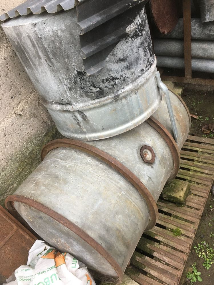 Beczka 200 litrów ocynk 6 szt