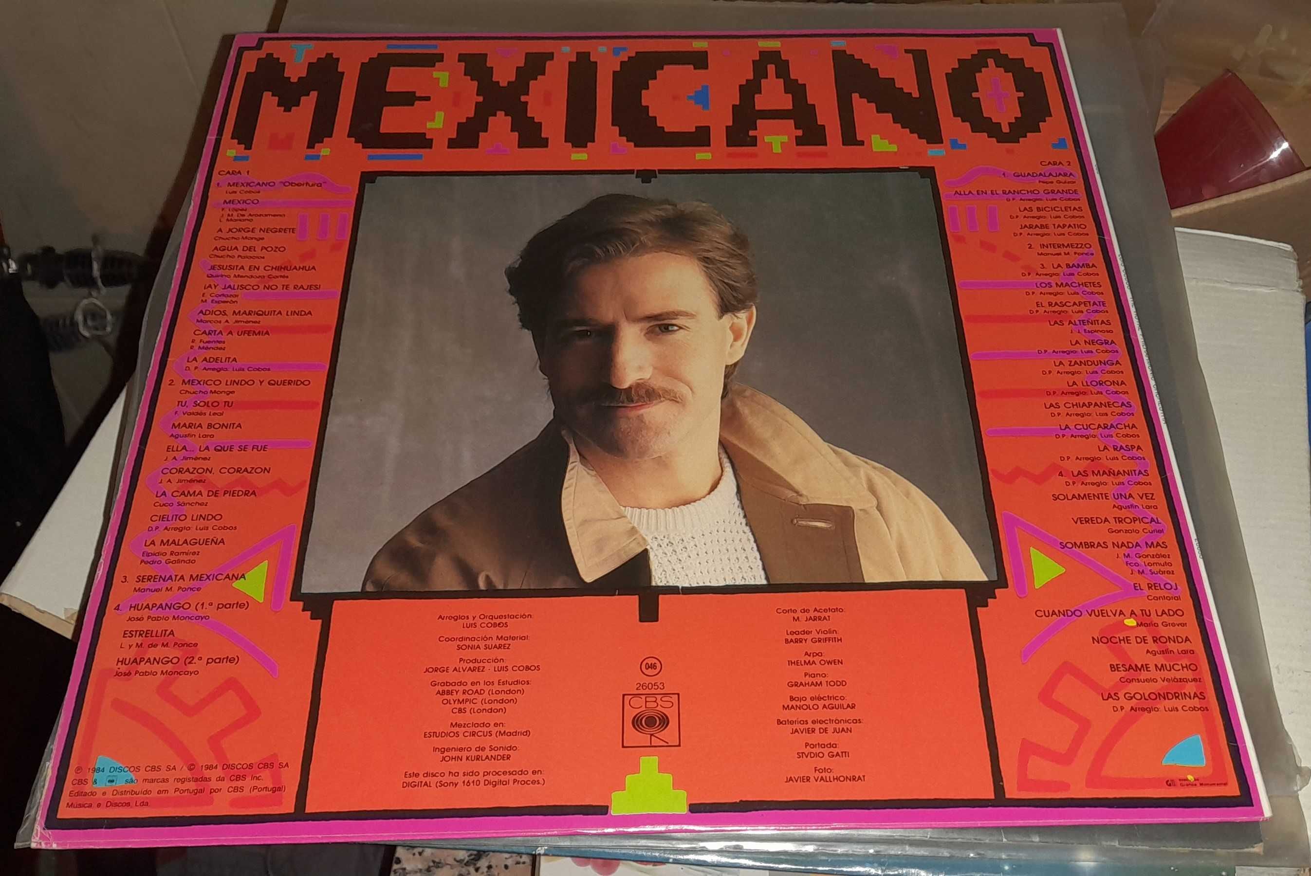 Disco LP Luis Cobos - Mexicano