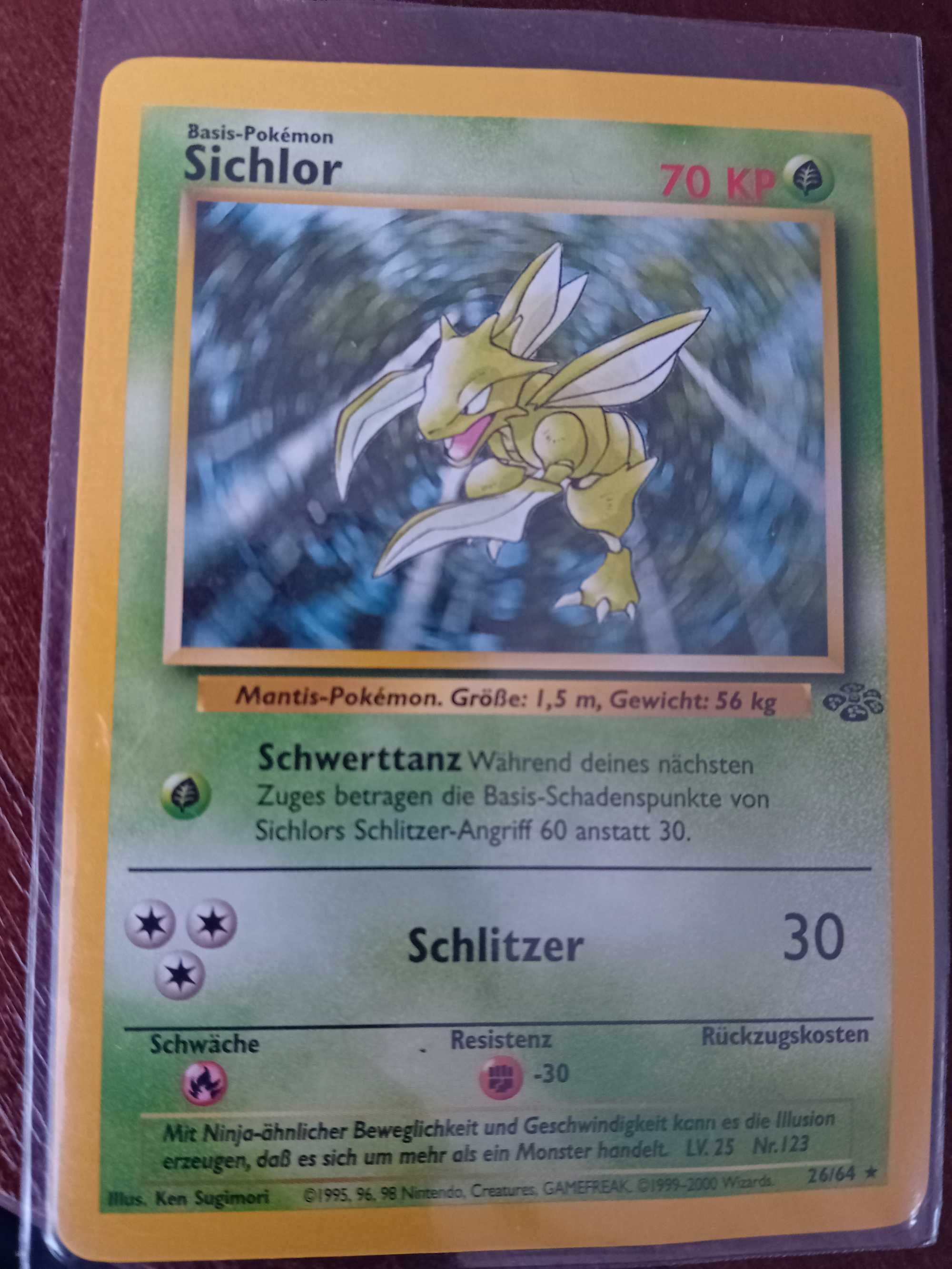 Pokémon Sichlor unikat! Orginał 1999rok. 1 Edycja