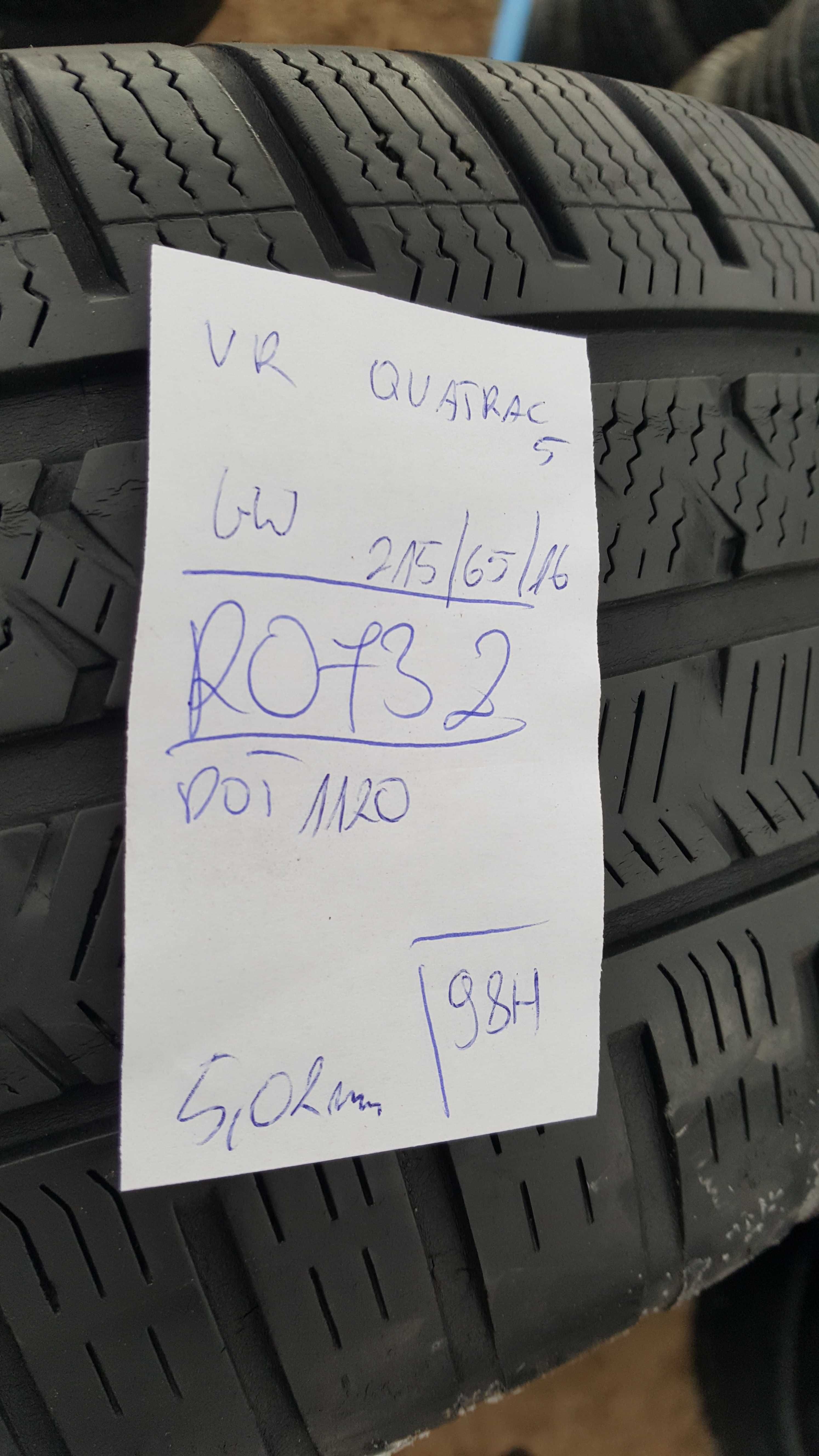 Vredestein 215/65 r16 Quatrac 5 /// 5mm!!! 2020r