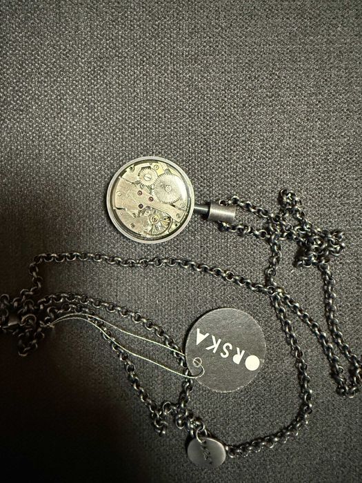długi naszyjnik z mechanizmami zegarowymi z kolekcji Vintage