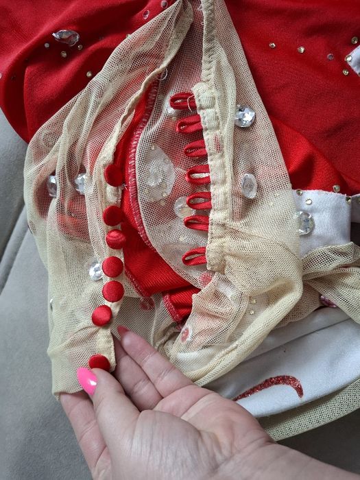 Strój startowy gimnastyka