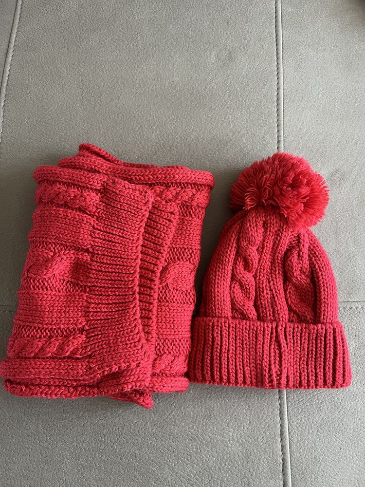 Комплект набор шапка+шарф