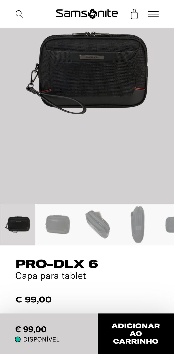 Capa para Tablet/documentos  Samsonite Dlx 6 Pro. Preço nova 99€
