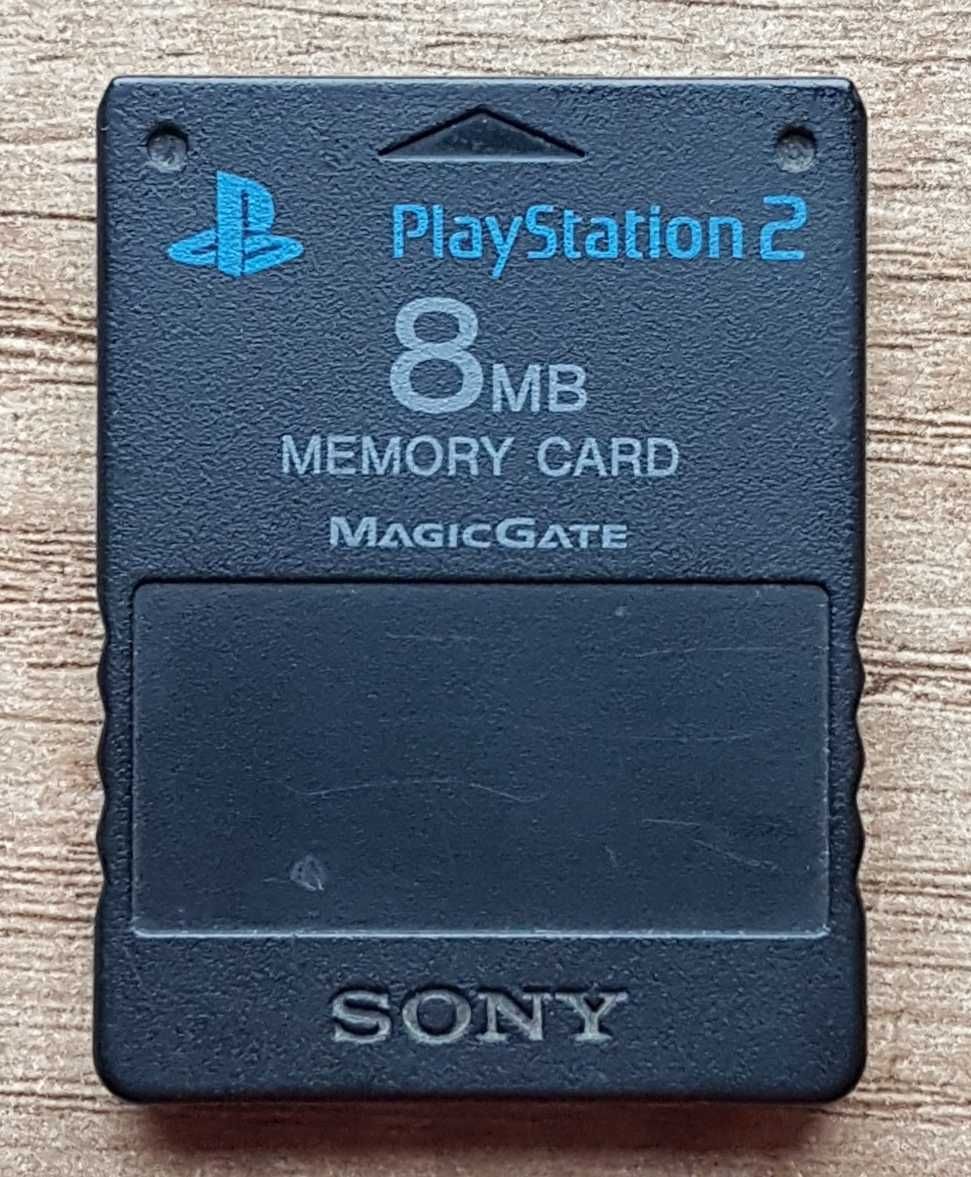 Karta Pamięci memorka Sony Playstation 2 PS2 ORYGINAŁ czarna