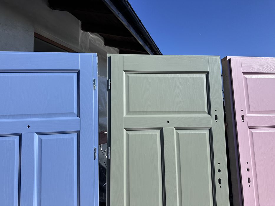 Drzwi wewnątrzklatkowe drewniane OD RĘKI KLATKOWE RÓŻOWE