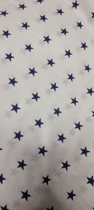Борти на ліжко, білі в зірочки 7 шт. ( ціна за всі)