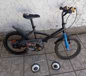 Bicicleta para criança com rodinhas amovíveis