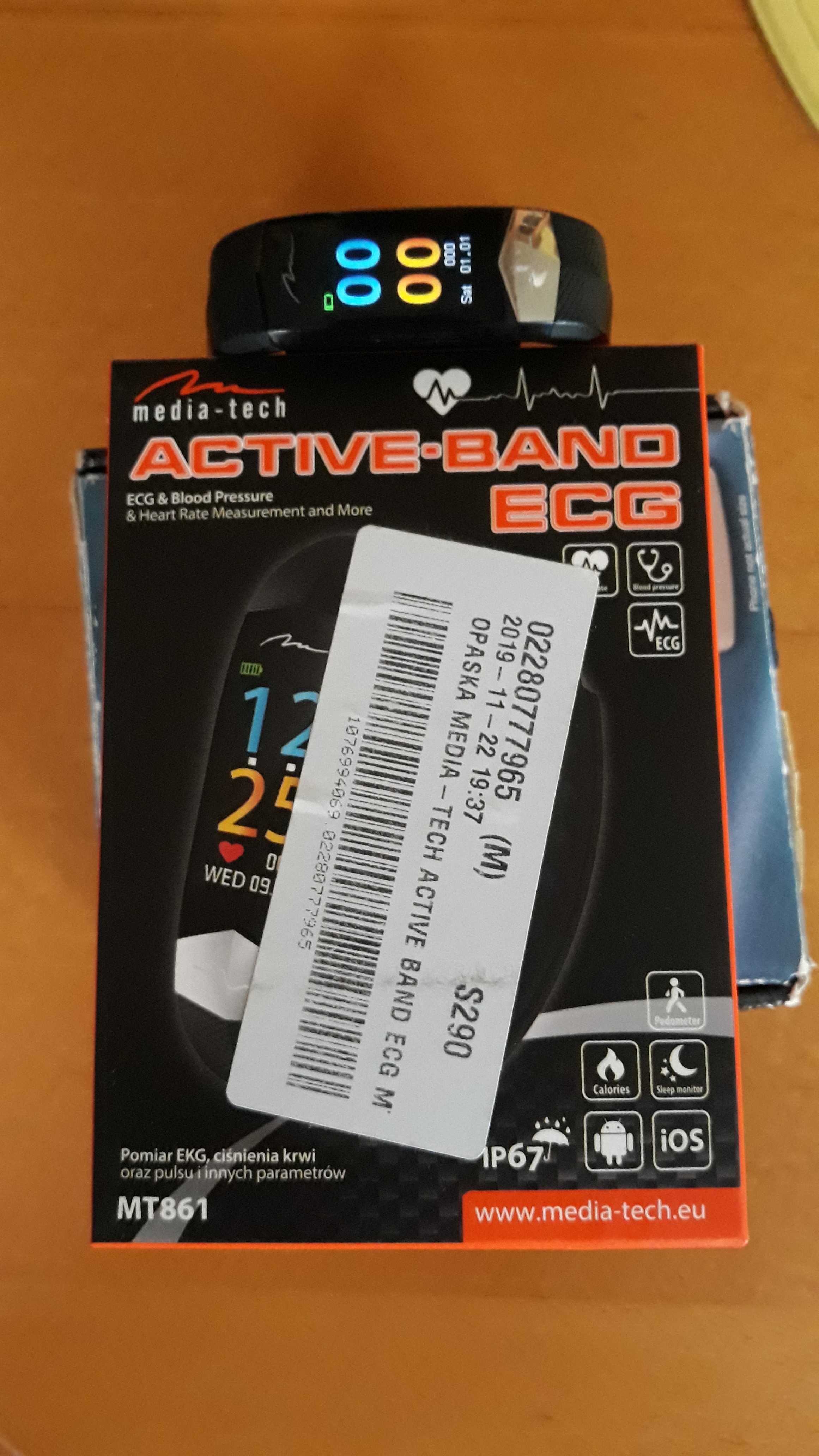 Opaska media-tech active-band ecg.