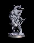 Zakatt Hallam - Tabaxi - figurka 32mm 14K zgodna z DnD RPG Pathfinder