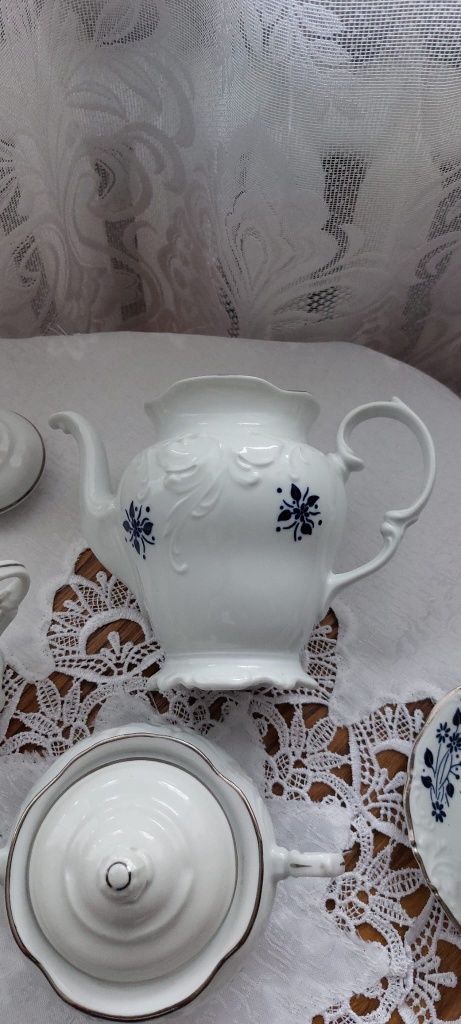 Porcelana Wałbrzych serwis do kawy 9częściowy
