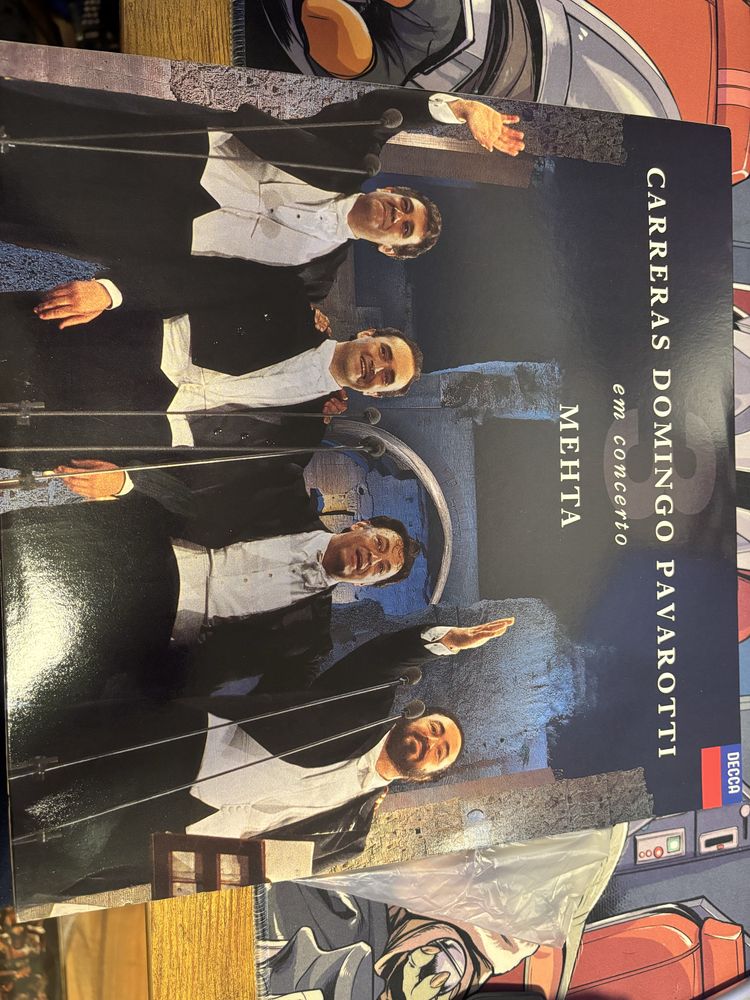 Carreras Domingo Pavarotti concerto em Mehta disco duplo