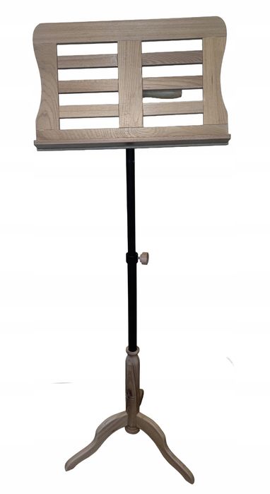 Drewniany Statyw Pod Nuty Regulowany Stojak Na Nuty Solidny I Stabilny