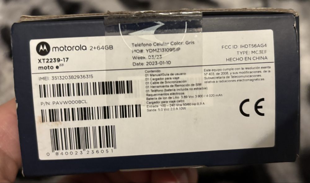 Motorola e22i - 64gb (NOVO) vendo ou troco