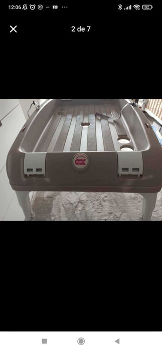 Mesa de suporte para banheira/ muda fraldas