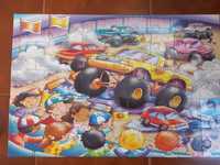 Puzzle infantil Grafix Giant Monster Truck 45 peças