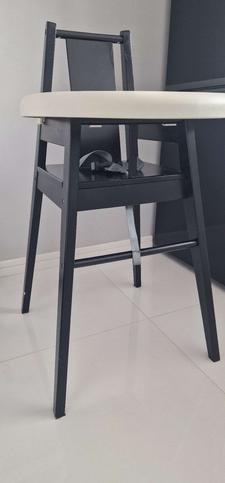 Krzesełko do karmienia IKEA Blames czarne.