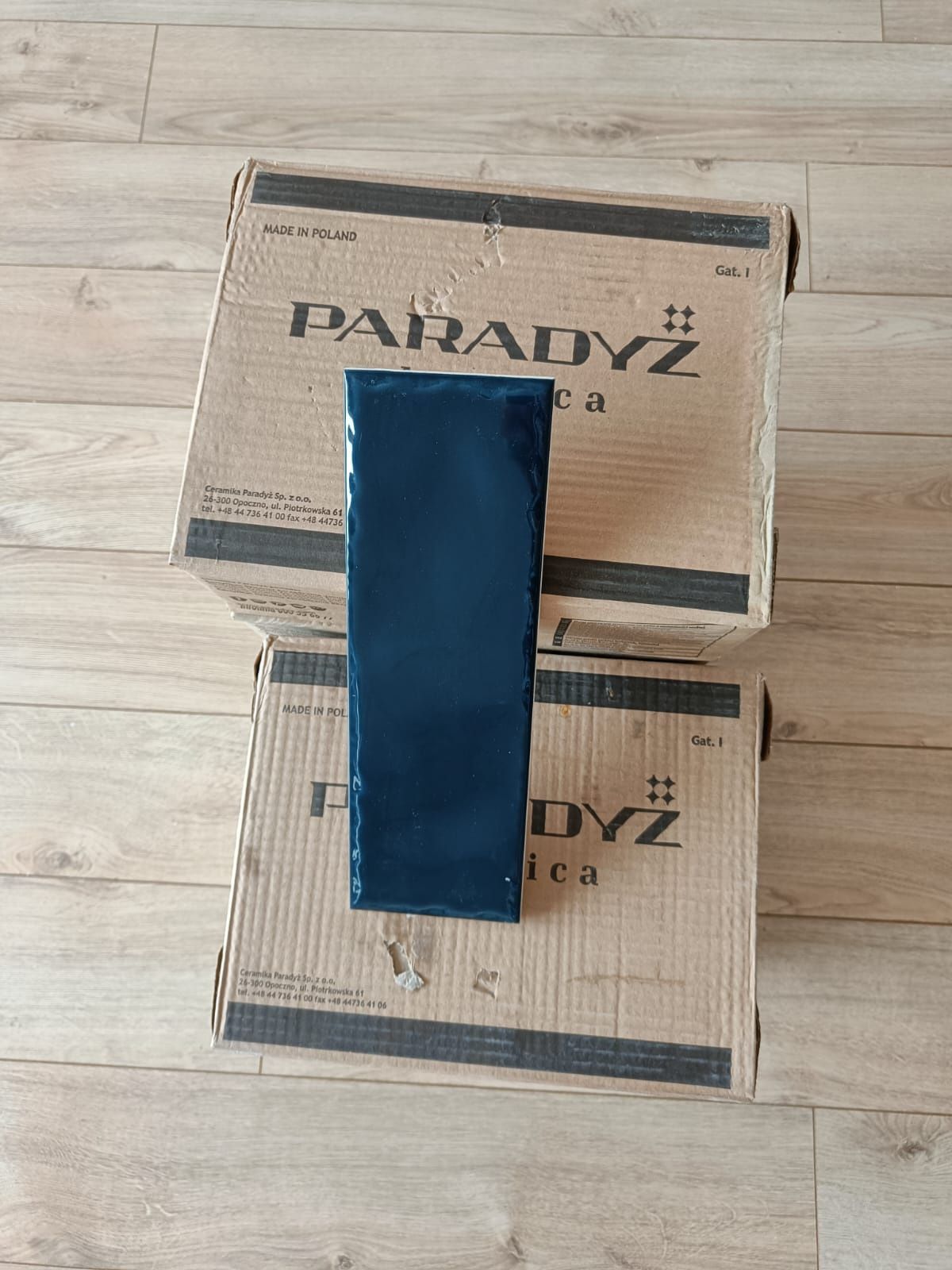 Kafelki Paradyż Porcelano Blue Ondulato