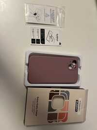 Etui do iPhone 13, silikonowe z milrofibrą, lilac/ fioletowy