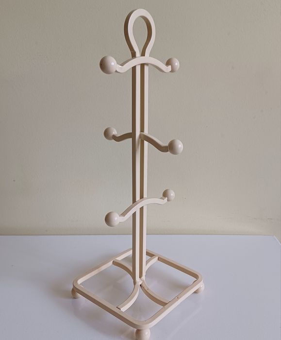 Stojak żeliwny vintage na kubki