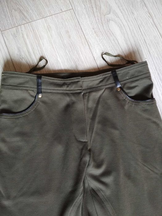 Spodnie legginsy khaki damskie