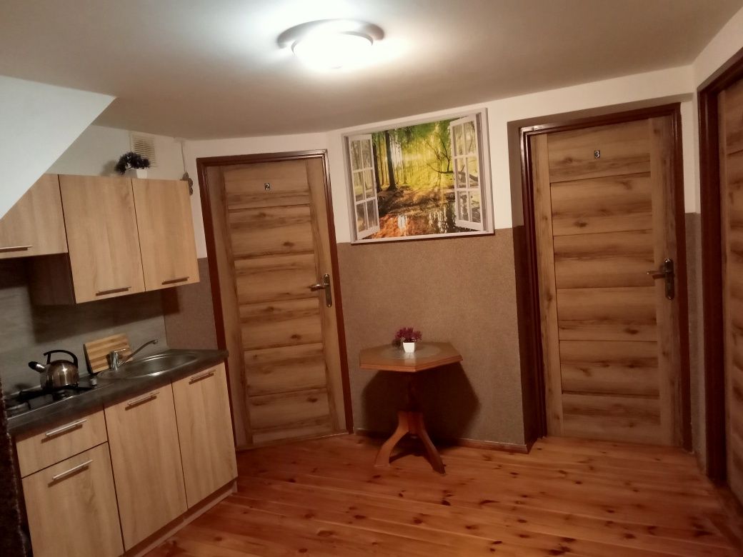 Pokoje, widok na jezioro, sauna, jacuzzi ok Mrą