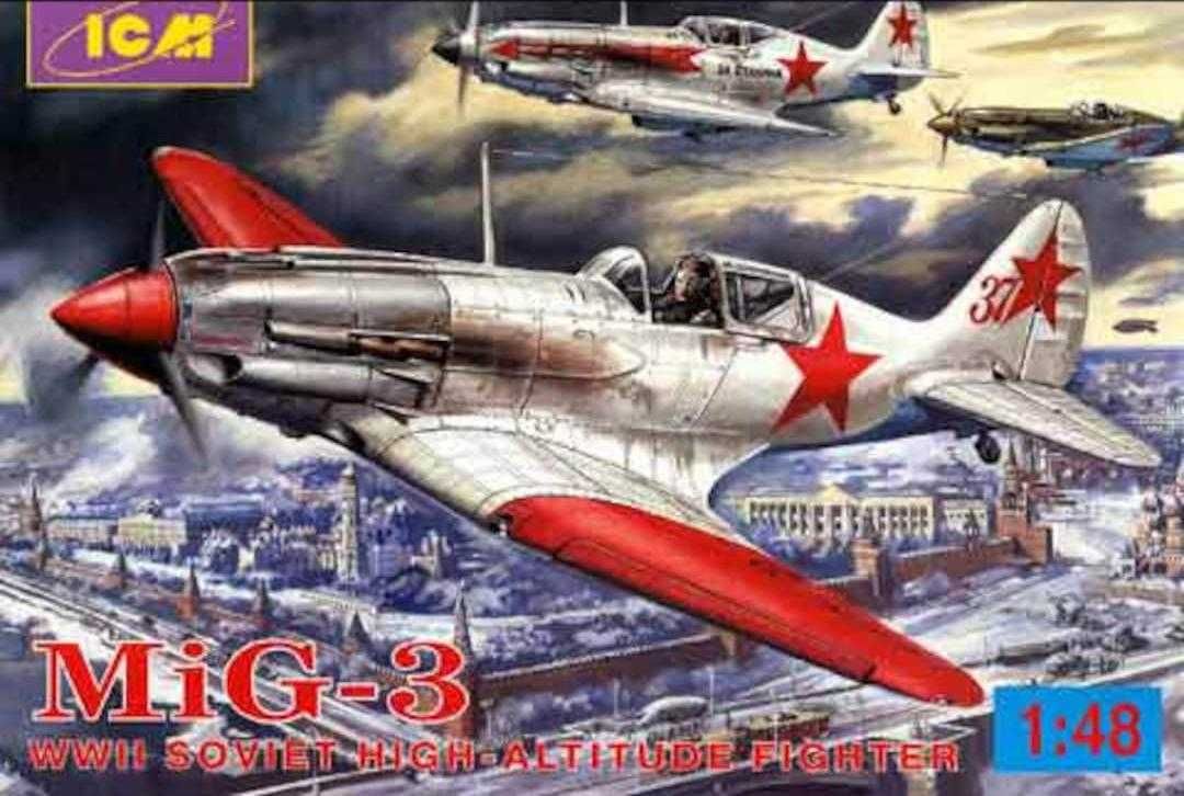 MiG-3 - ICM 48051 - 1:48 - Dodatek S48-61