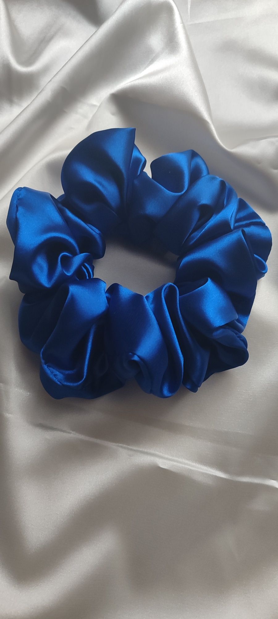 Scrunchie do włosów rozm XL Satyna