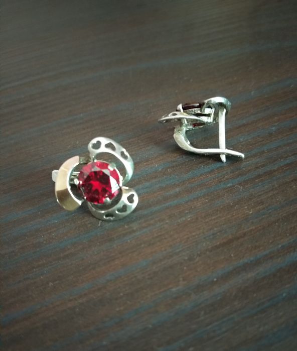 Серьги серебро 925 пробы