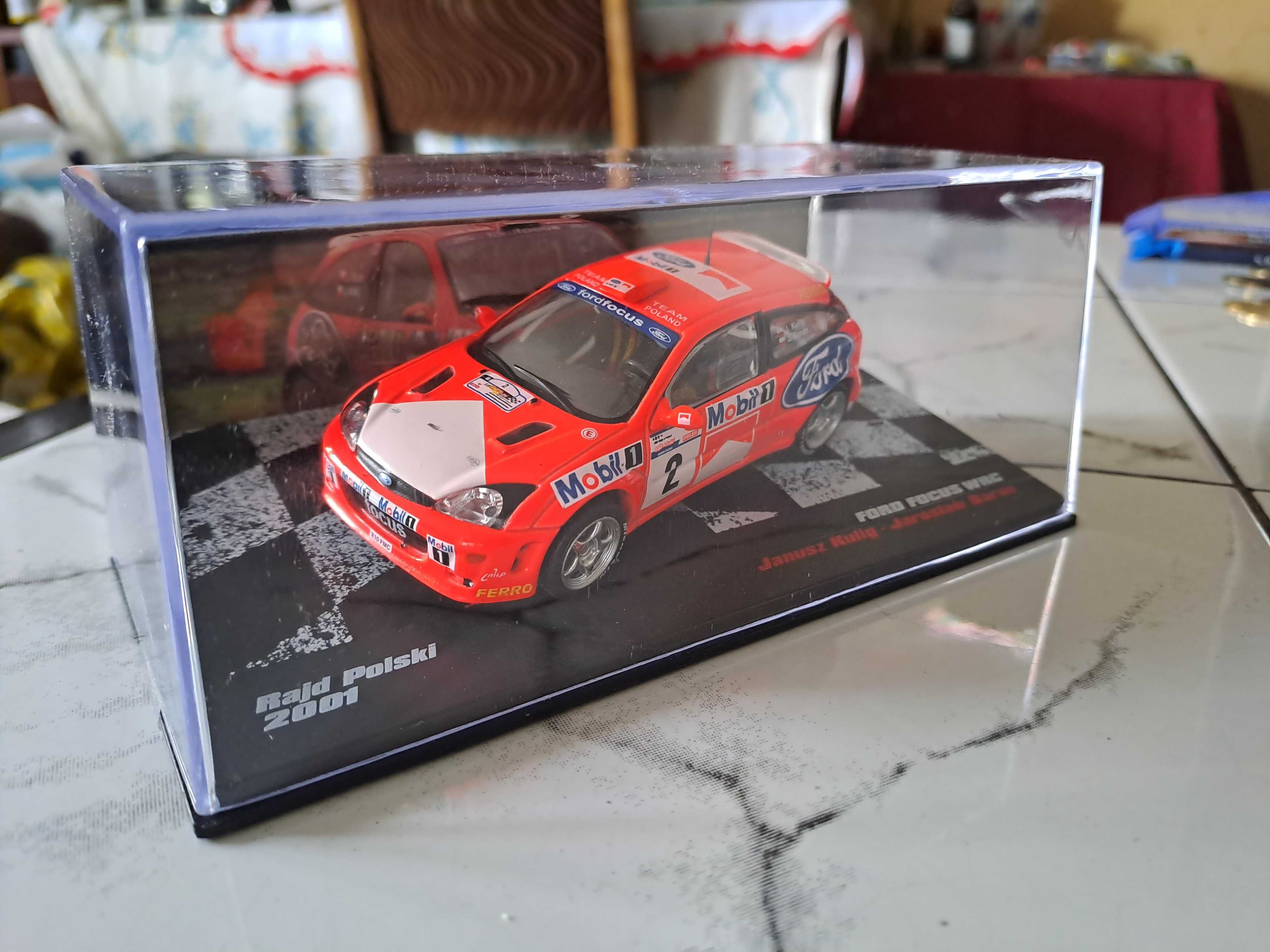 Ford Focus WRC, Janusz Kulig, J. Baran, 1:43, Deagostini Rally Cars.