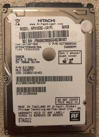 • HITACHI 500 GB - Dysk Twardy HDD SATA II 2.5'' - Uszkodzony