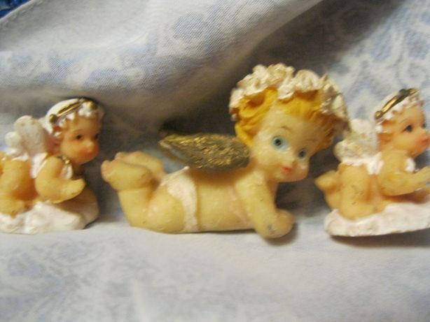 фигурка сувенир керамика статуэтка детки ангелочки 3 вместе