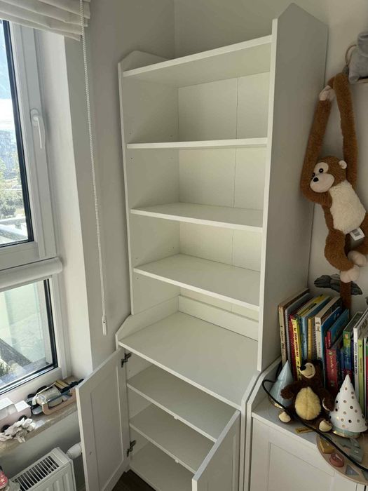 Szafka wysoka, regał ikea HAUGA biała
