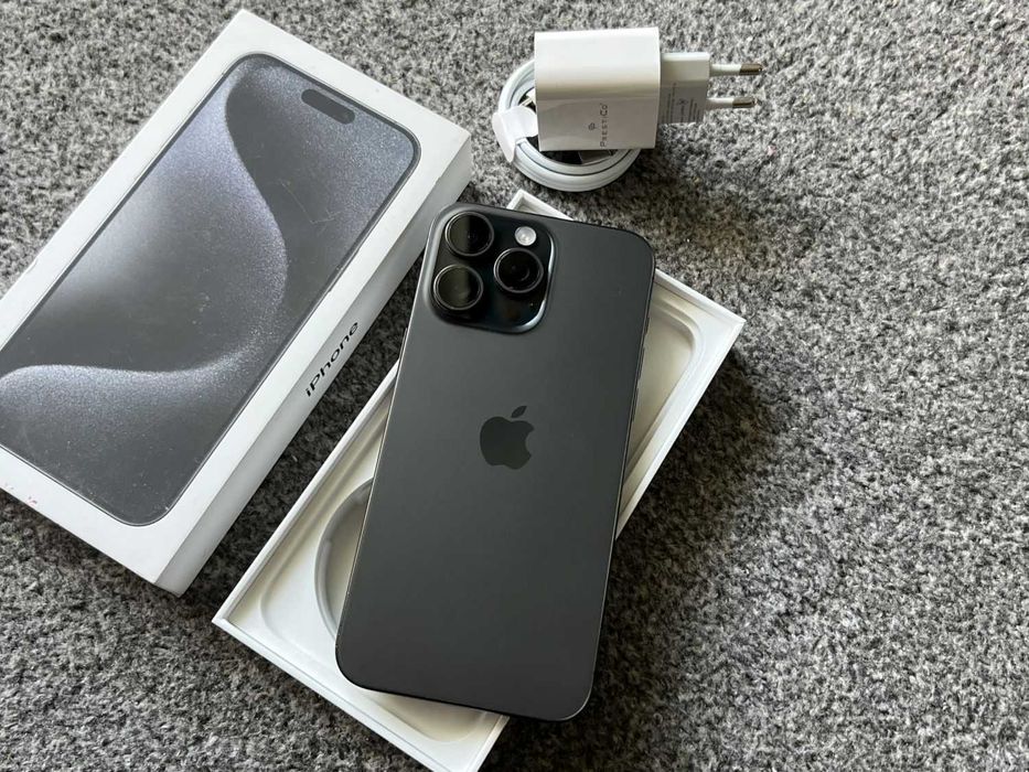 iPhone 15 Pro Max 512GB SPACE GREY BLACK Grafitowy Bat99% Gwarancja