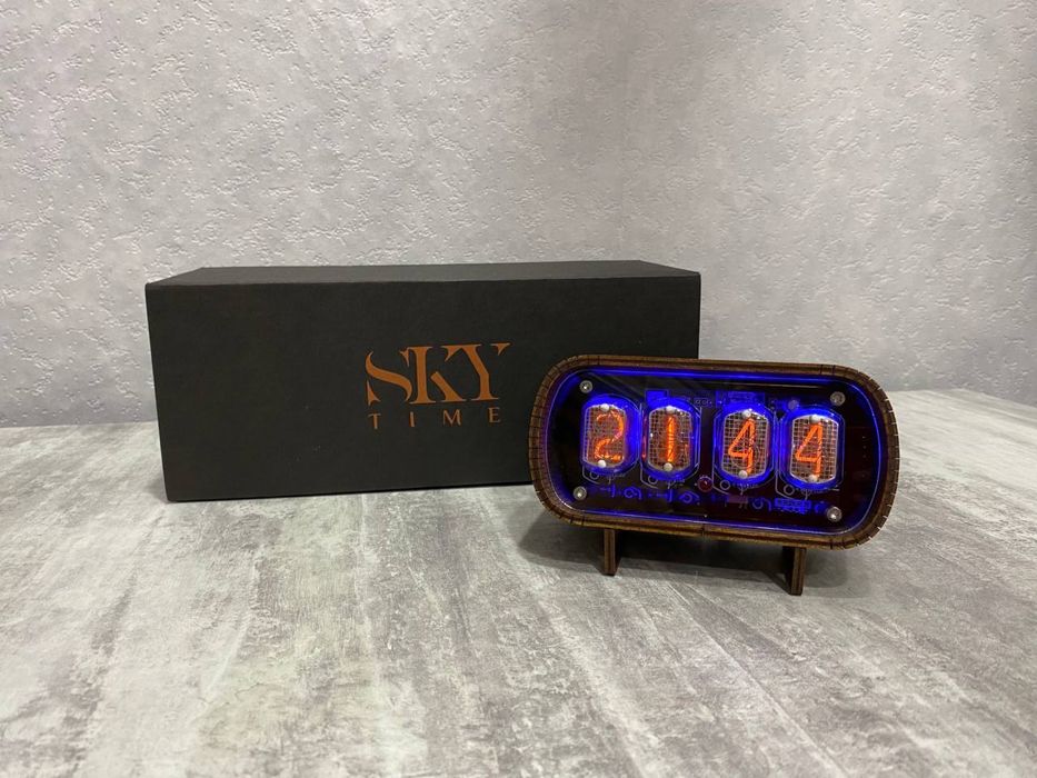 Nixie clock, ламповые часы, ламповий годинник на ИН-12