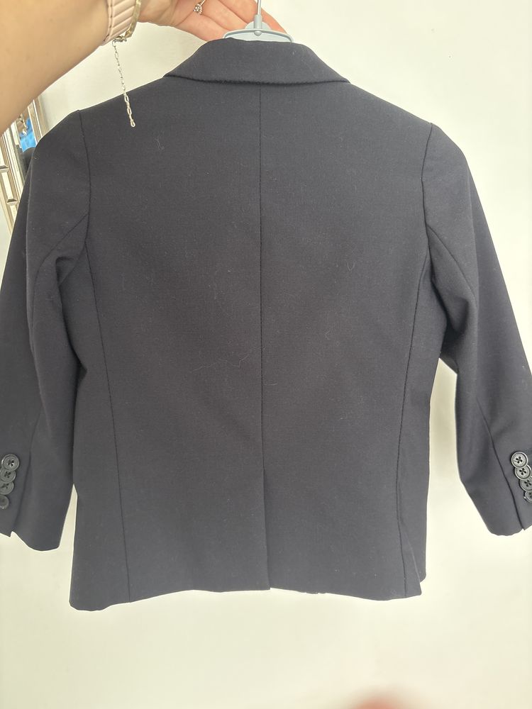 Garnitur granatowy 2 czesciowy Zara 110cm