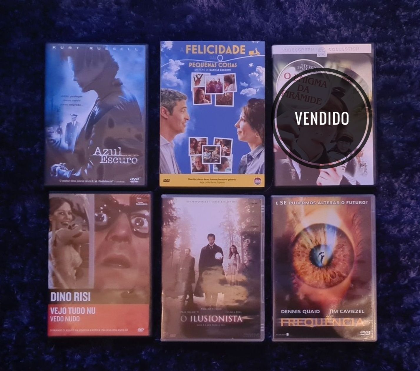 Filmes 1€ cada dvd