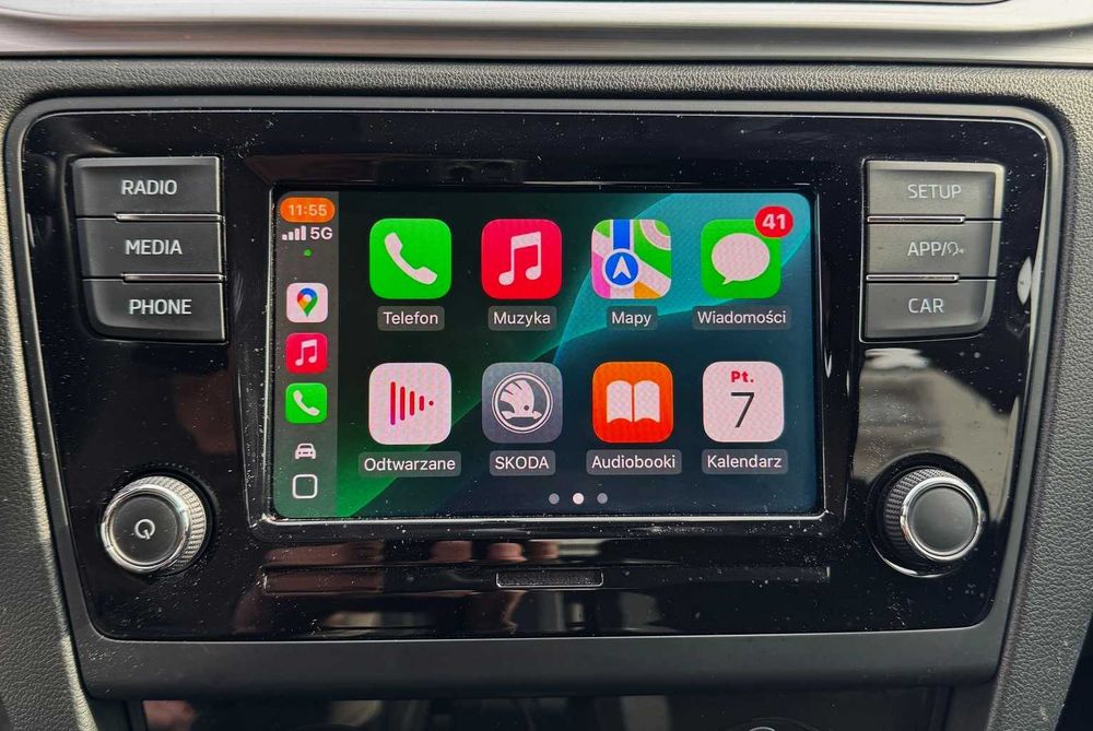 SKODA Fabia Aktywacja SmartLink CARPLAY Android Auto Radio SWING MEN2