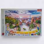 Puzzle 1000 Elementów Zachód Słońca nad Barceloną Hiszpania