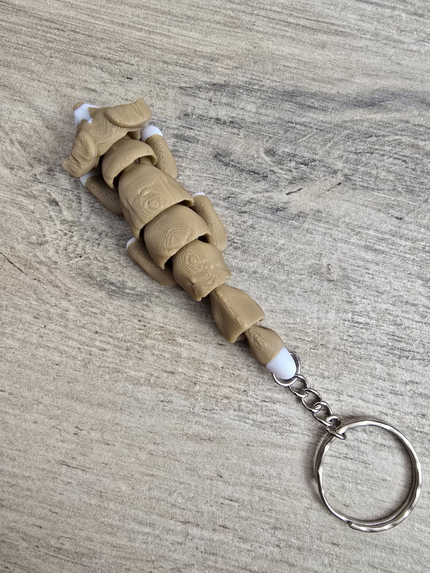 Breloczek Toller 3d - Seria Psów Brelok Druk3d fidget Keychain