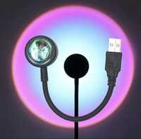 usb лампа портативна. проектор кольоровий для фото