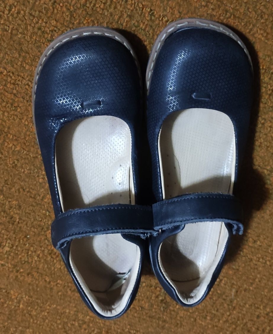 Туфлі 21 см  білі/ фіолетові/сині