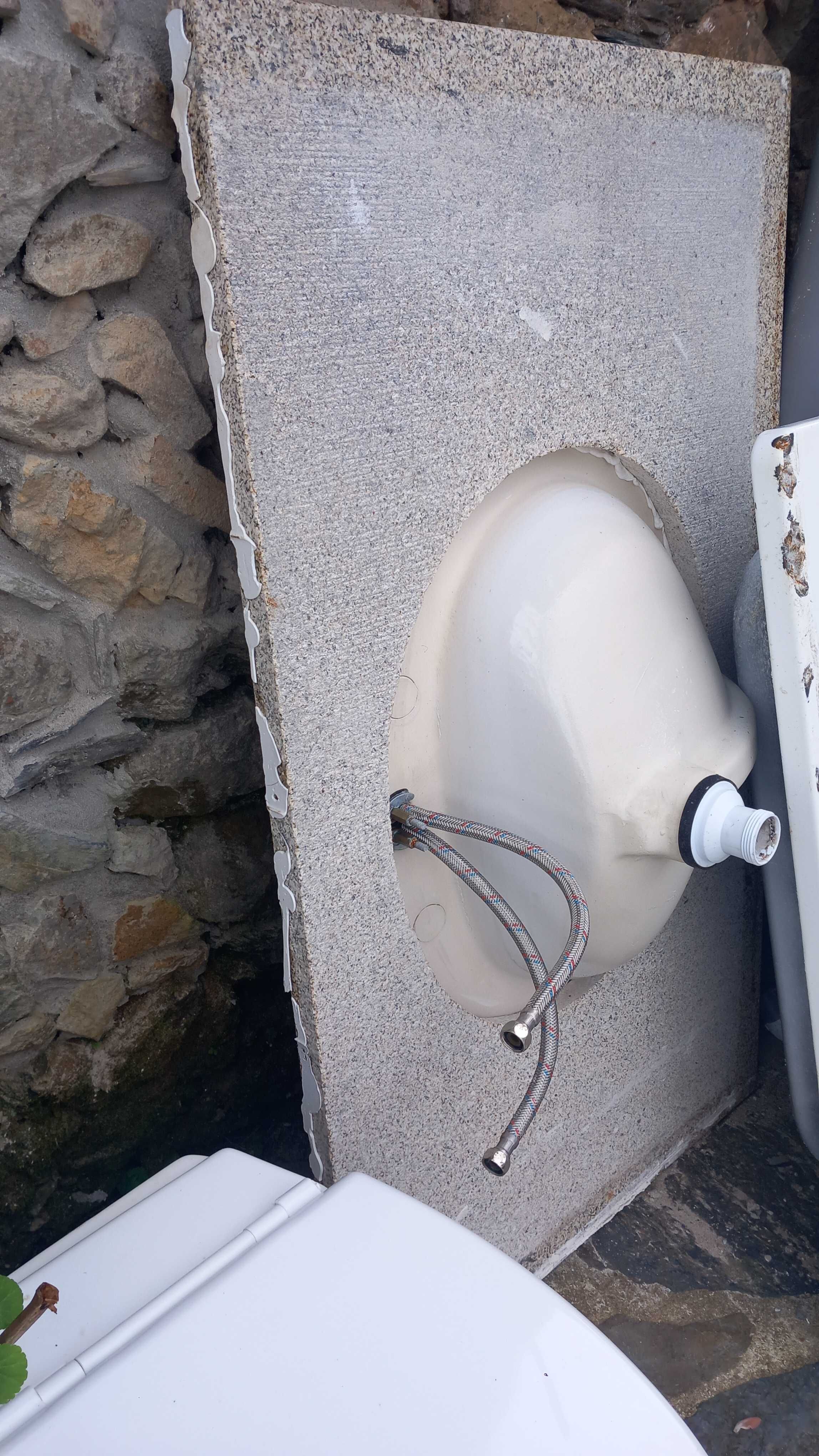 Lavatorio com pedra wc-1,20