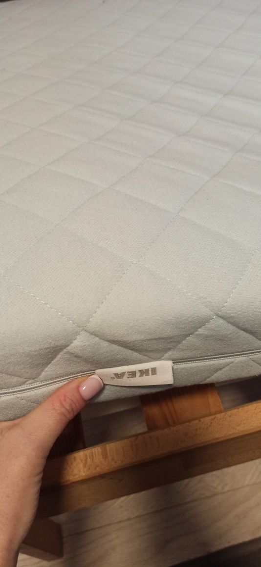 Łóżko dziecięce Singlar Ikea drewniana rama