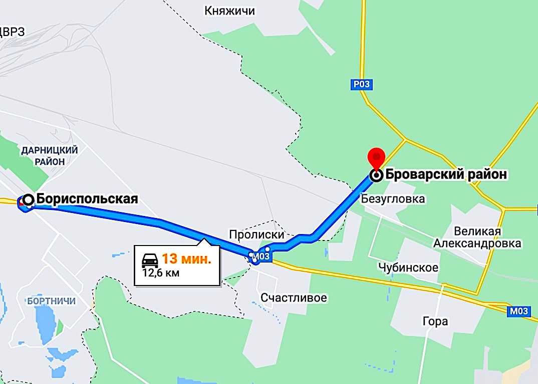 Ділянка під АЗС, авто сервіс вздовж траси за 5 км від Києва
