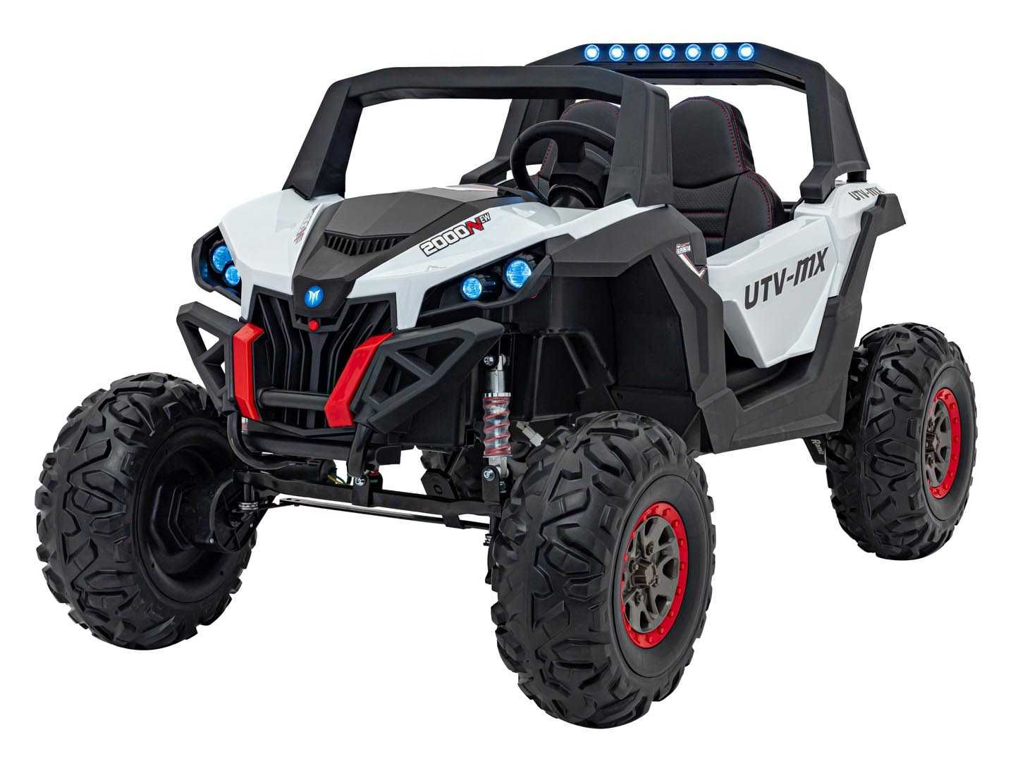 Buggy UTV-MX 2000N Biały Pojazd na Akumulator 4x4 dla Dzieci + Pilot